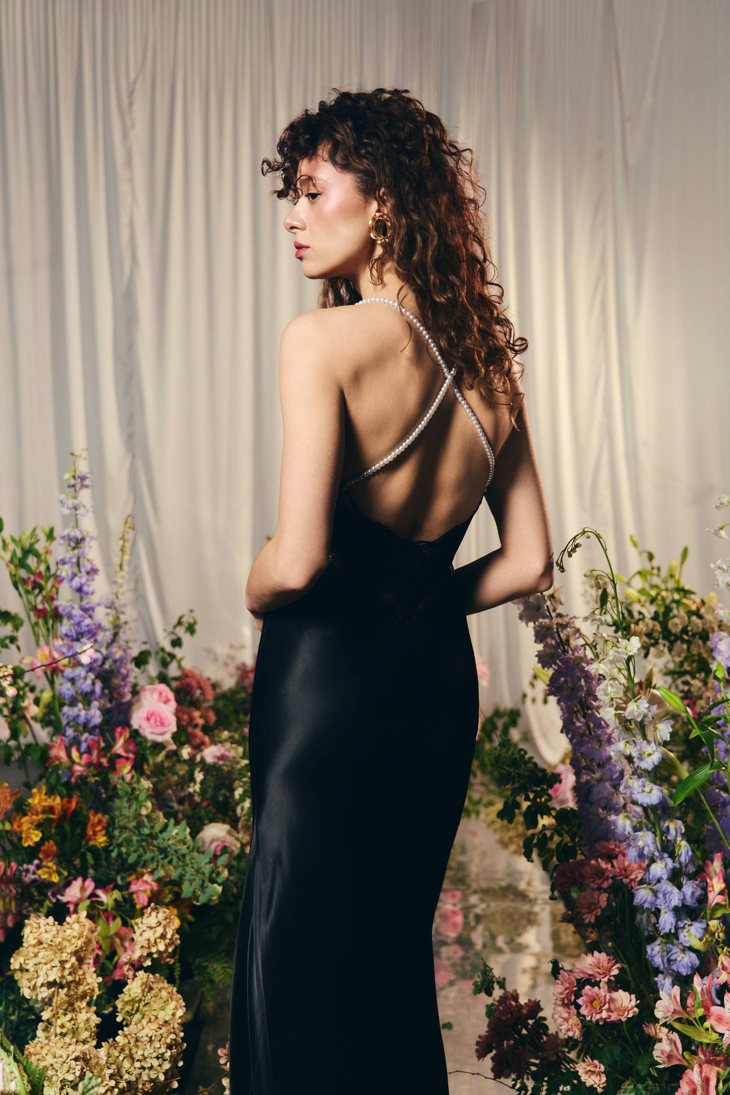 ANGEL BLACK MAXI DRESS