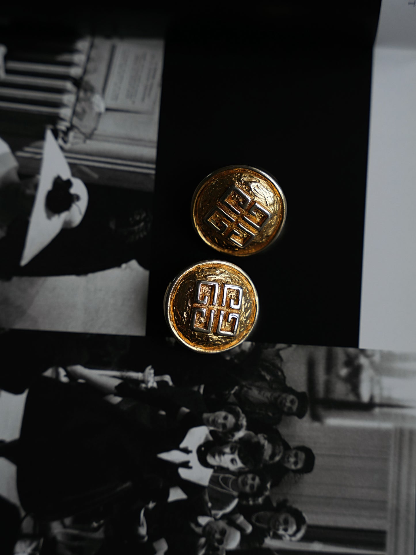Vintage Givenchy 4G Clip-On Earrings