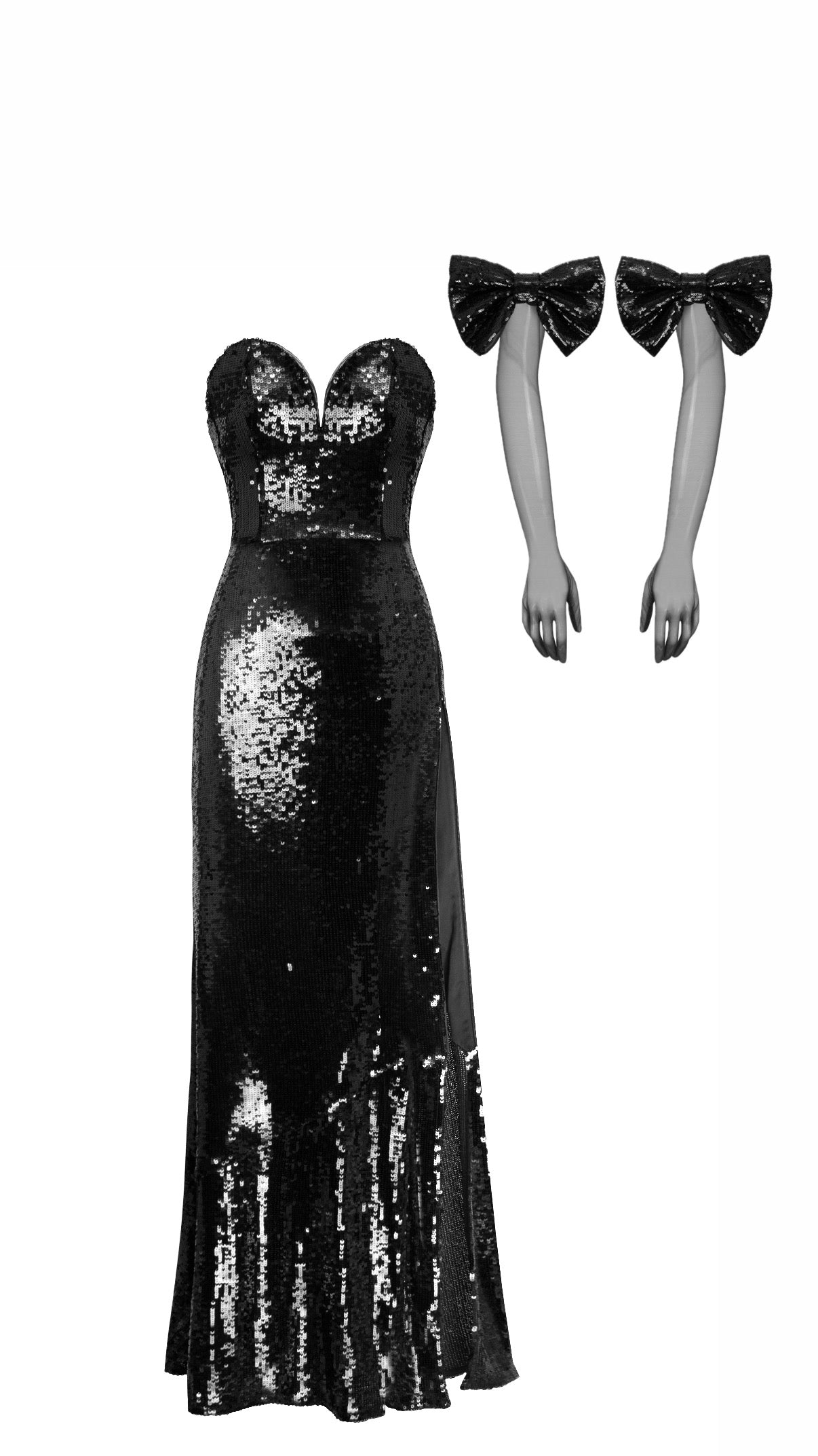 MONROE — EVENING COUTURE DRESS