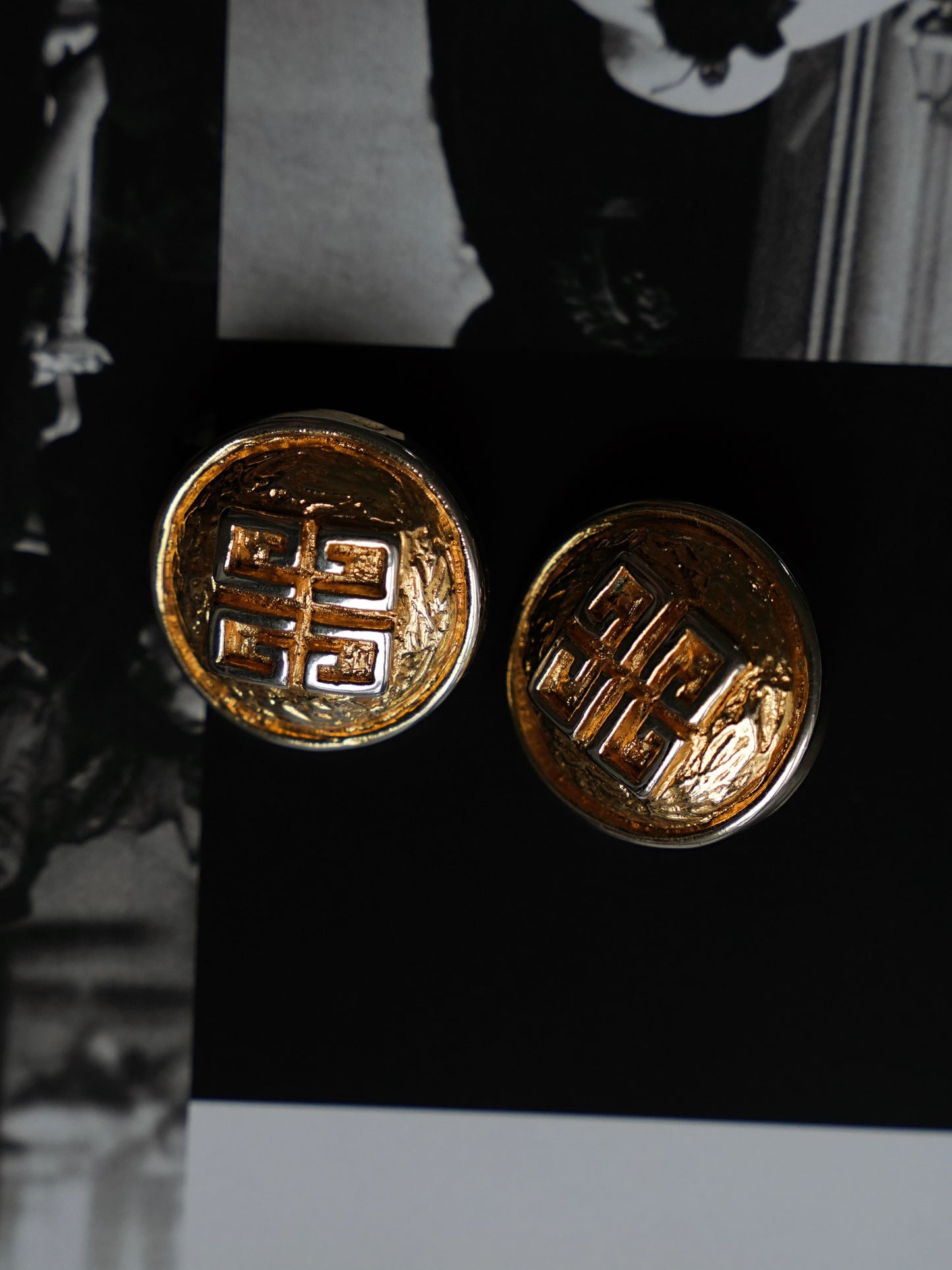 Vintage Givenchy 4G Clip-On Earrings
