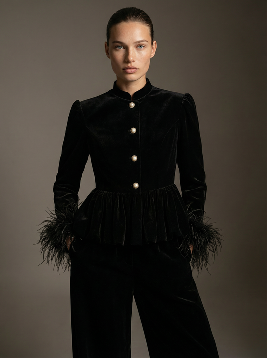 BLACK VELVET SUIT
- L’IMPÉRATRICE