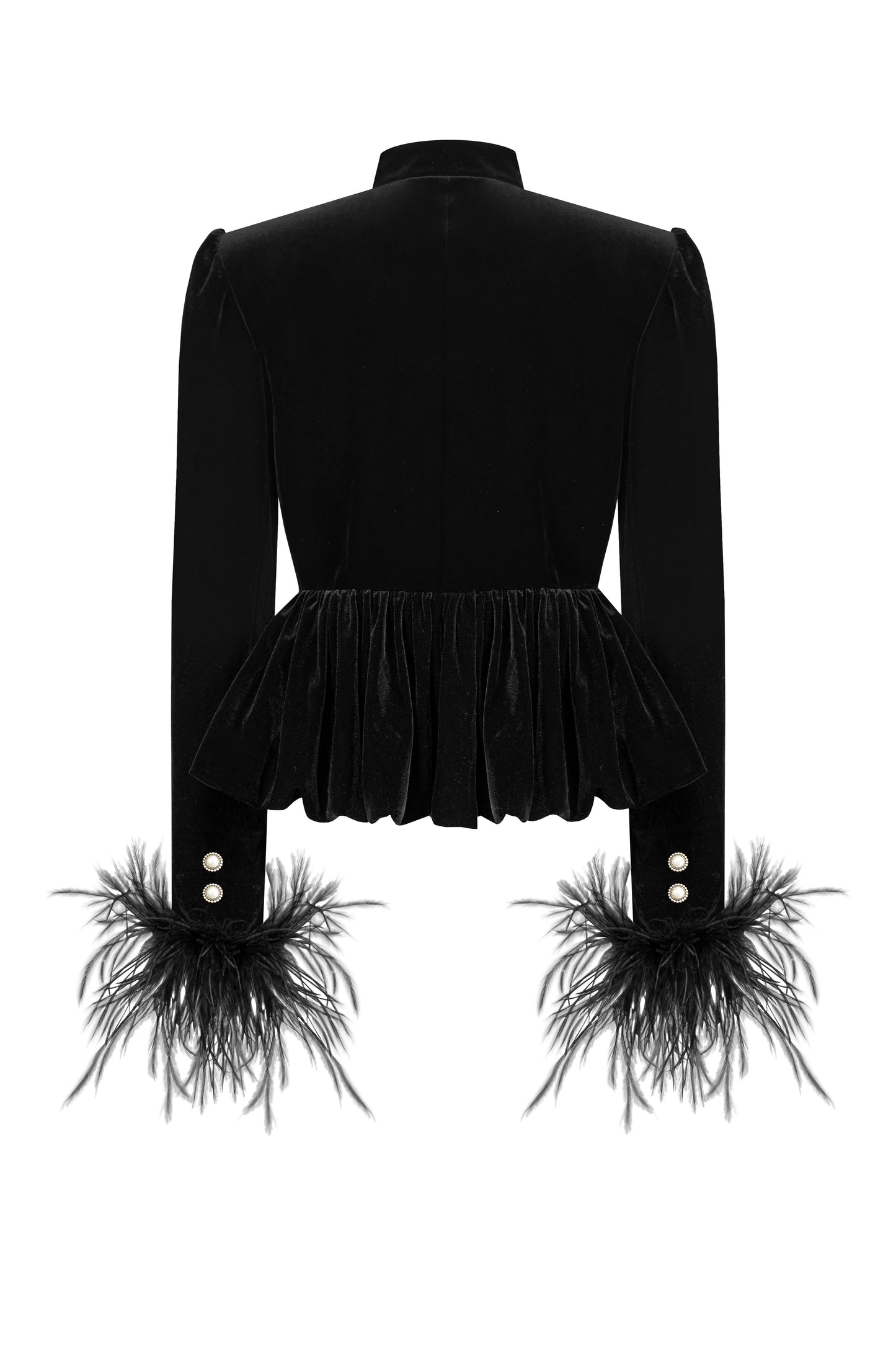 BLACK VELVET SUIT - L’IMPÉRATRICE WITH JUPE