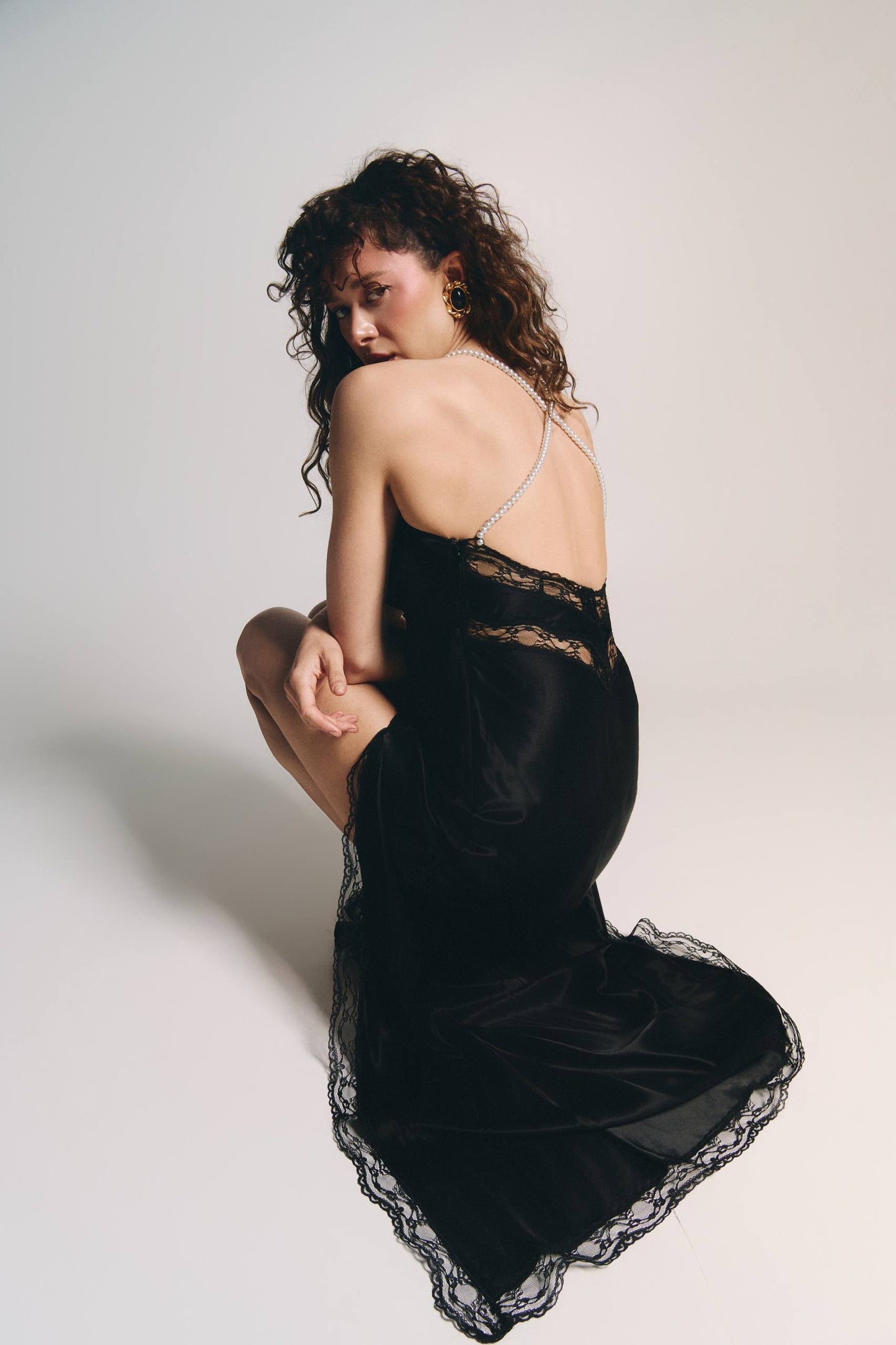 ANGEL BLACK MAXI DRESS
