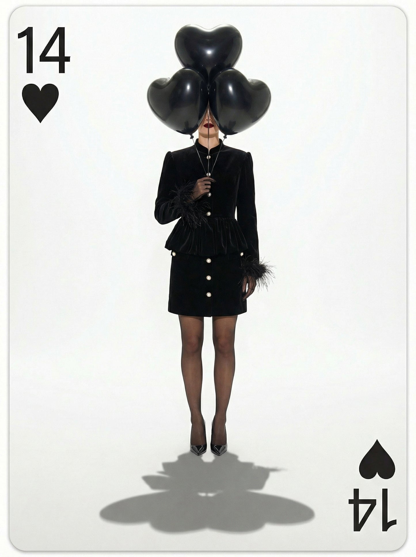 BLACK VELVET SUIT - L’IMPÉRATRICE WITH JUPE