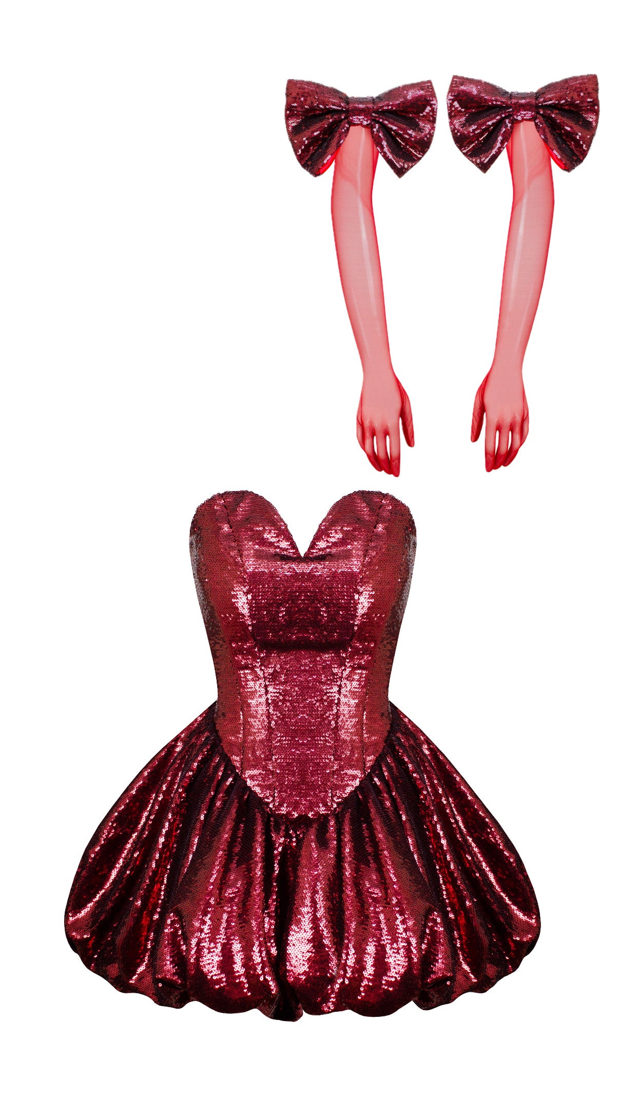BALLOON BALL DRESS