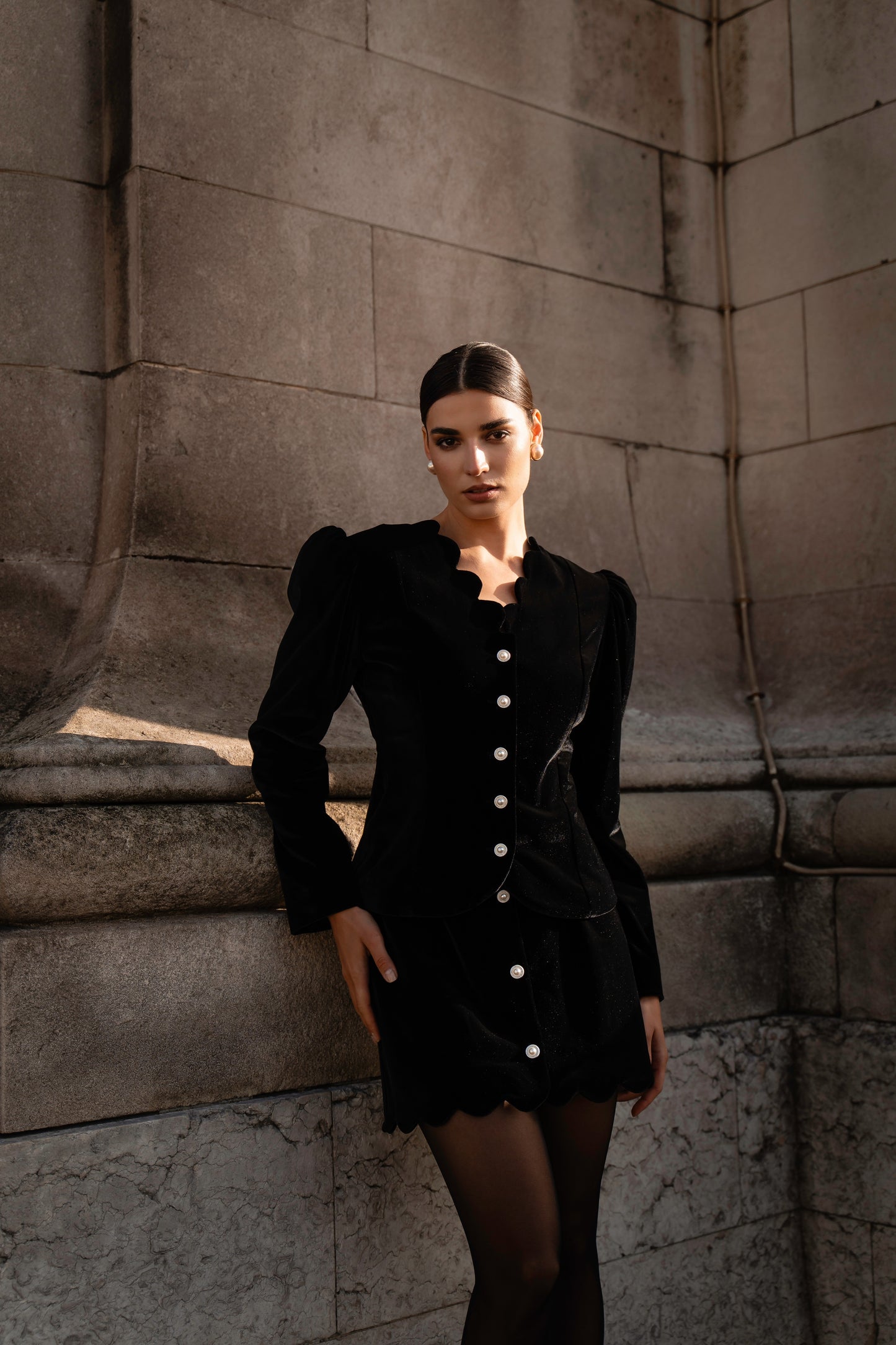 "Amelie" Black Suit