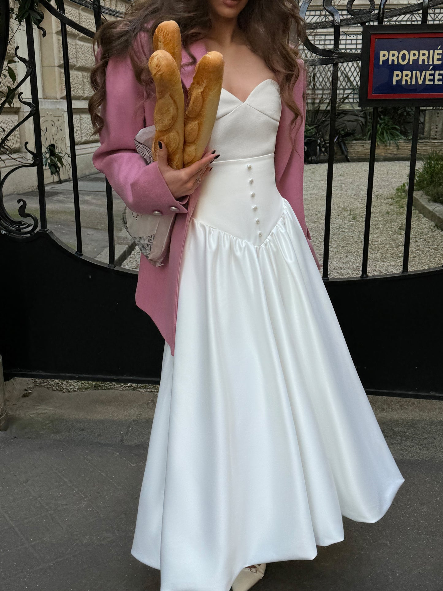 "Pearl" balloon skirt