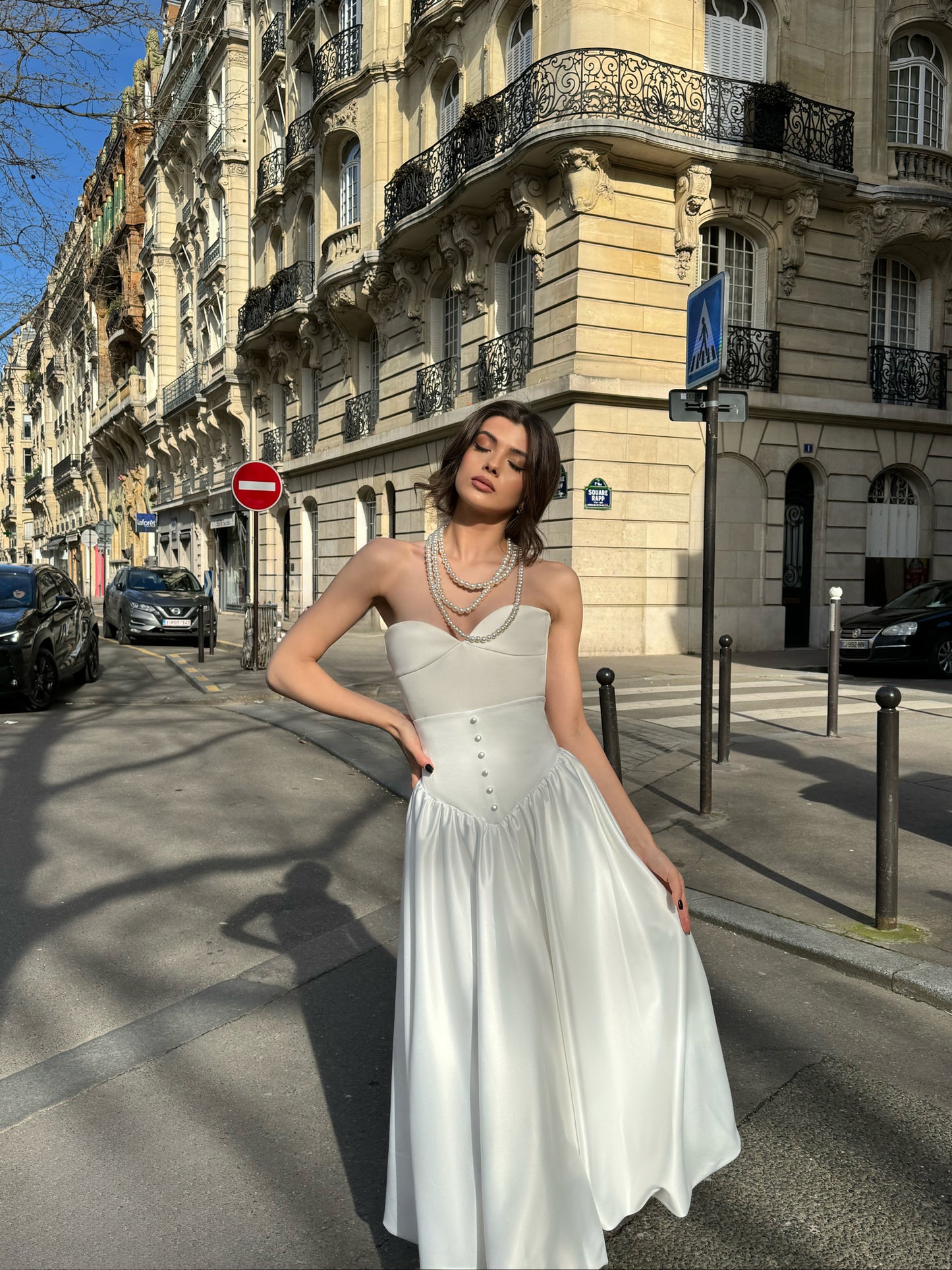 "Pearl" balloon skirt