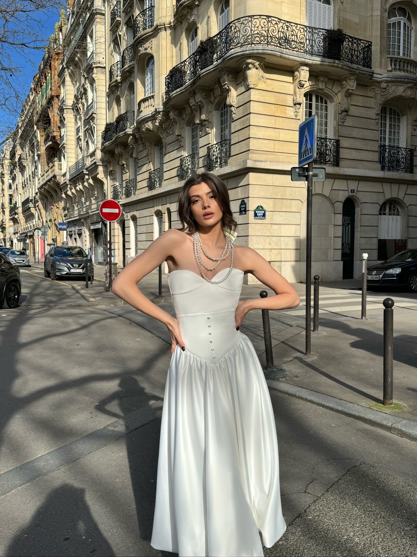 "Pearl" balloon skirt