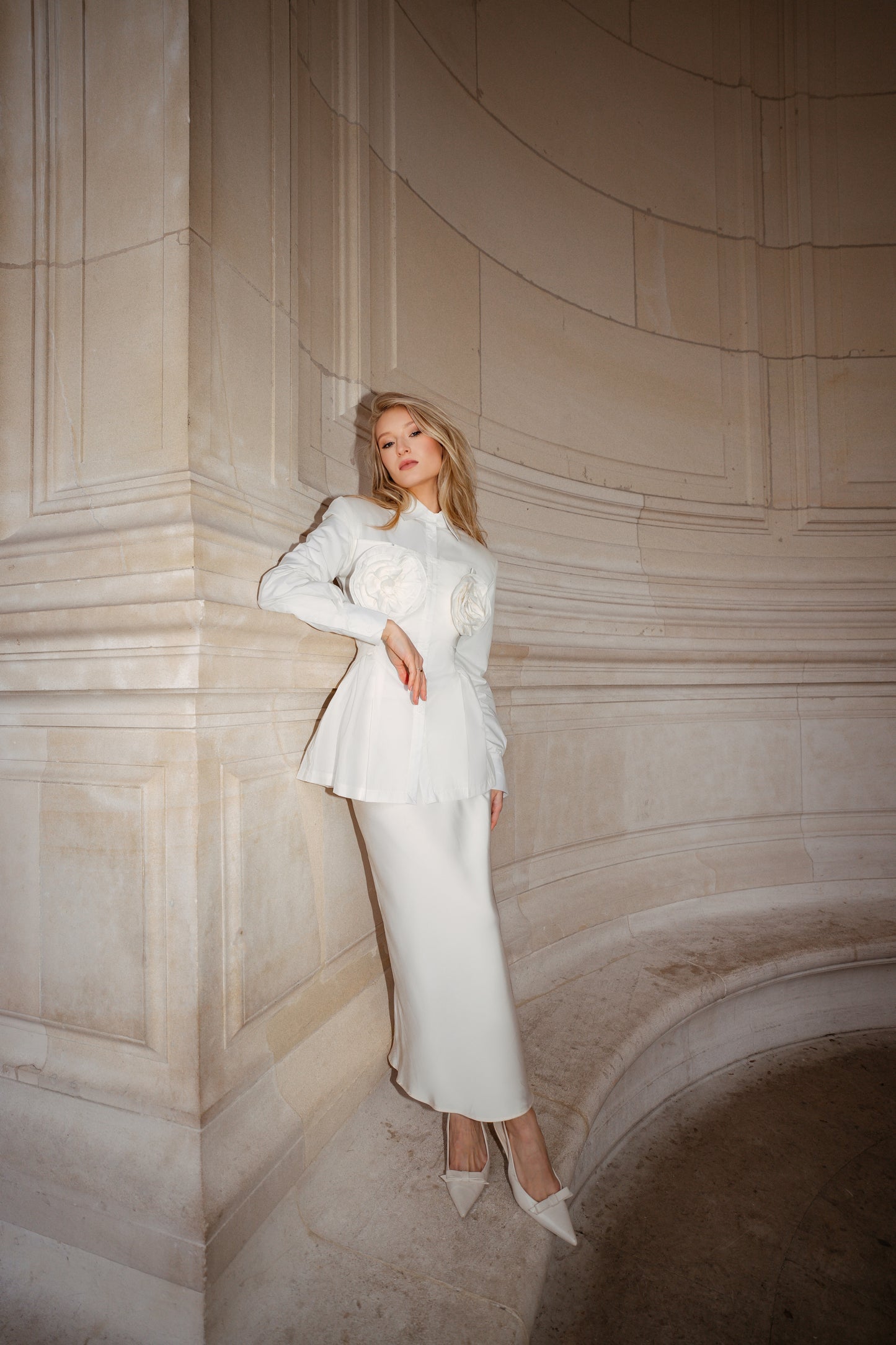 Blouse “Fleur de rose” 🌹